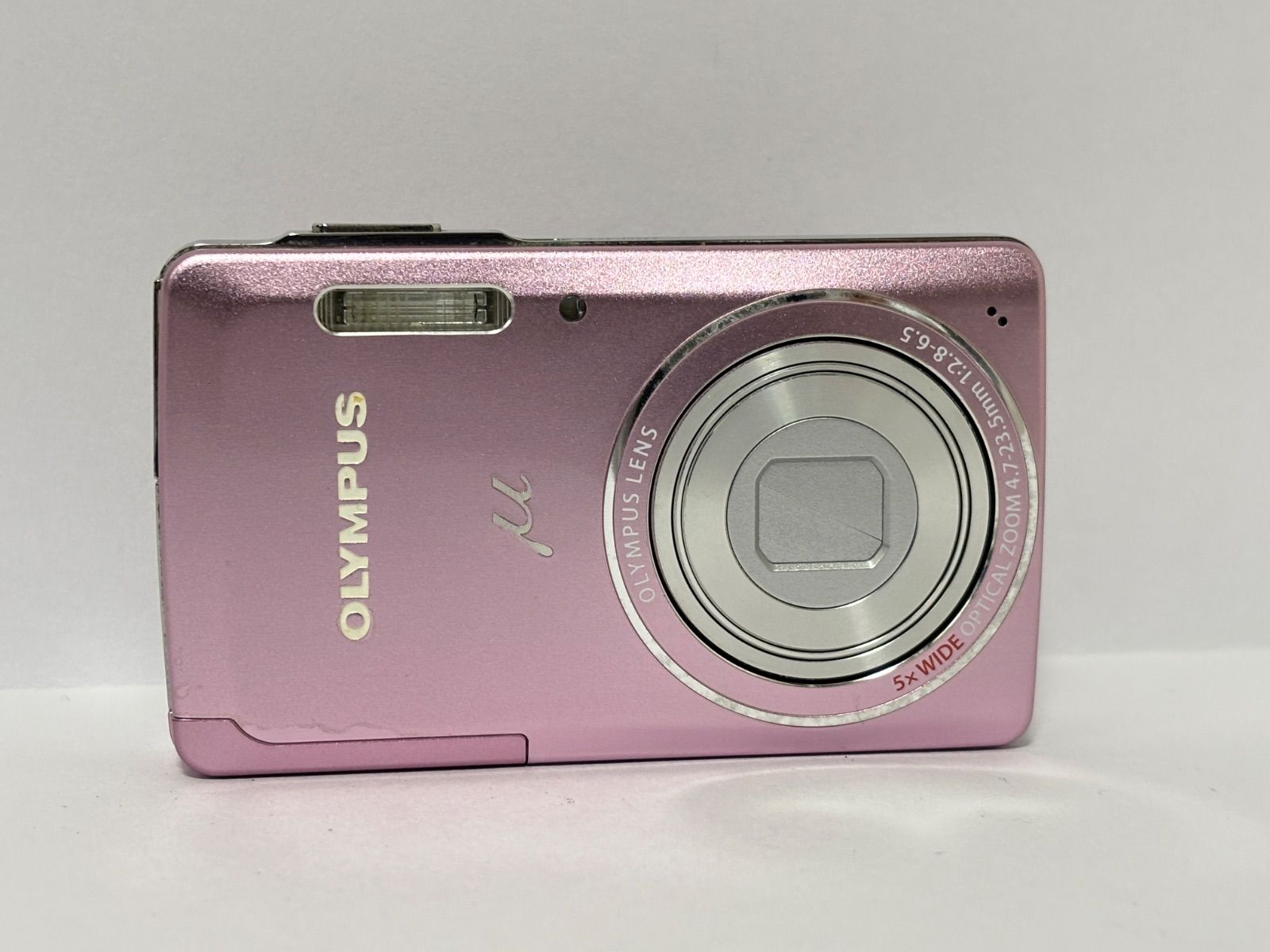 OLYMPUS μ-5010 ピンク デジタルカメラ コンデジ - メルカリ