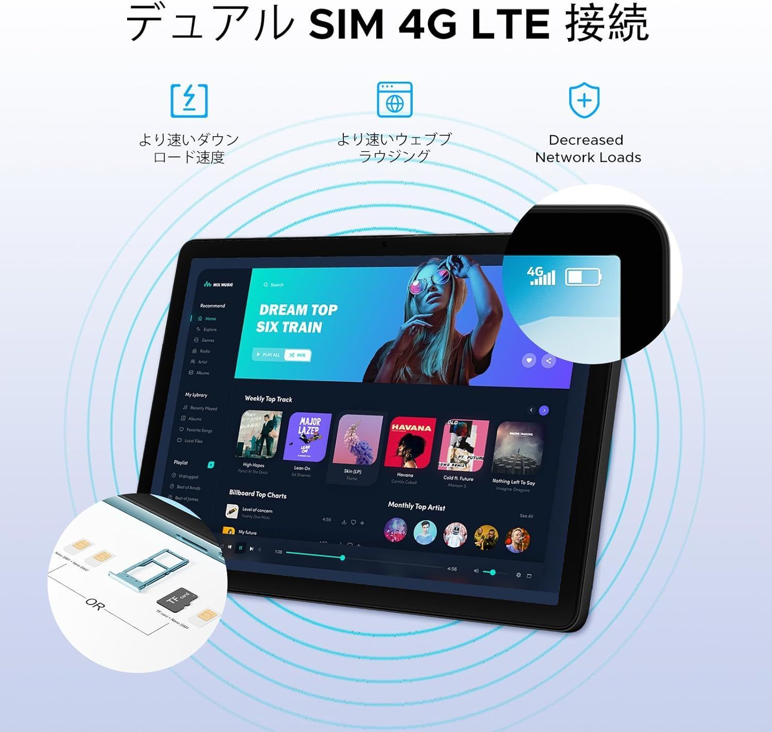 アンドロイド16 タブレット 11インチ 30GB+256GB+2TB TF拡張 90Hz IPS