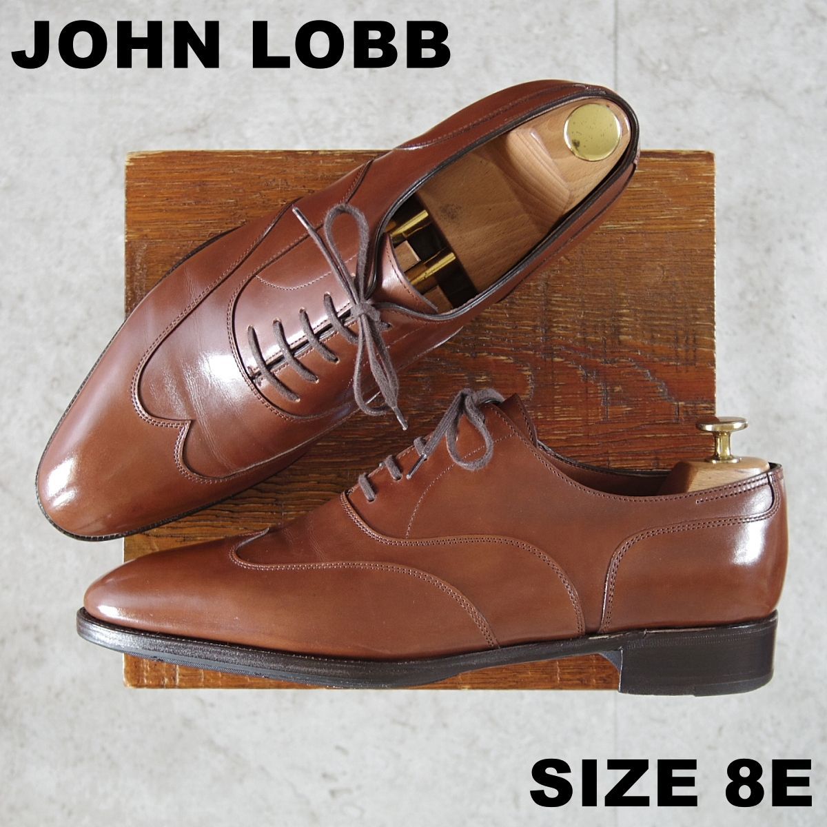 美品☆ジョンロブ 8E【現行定価30万円以上☆プレステージライン