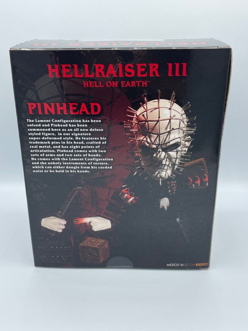 未開封 MEZCO ヘルレイザー3 ピンヘッド スタイライズド 6インチ 未開封 MEZCO ヘルレイザー3 ピンヘッド スタイライズド 6インチ
