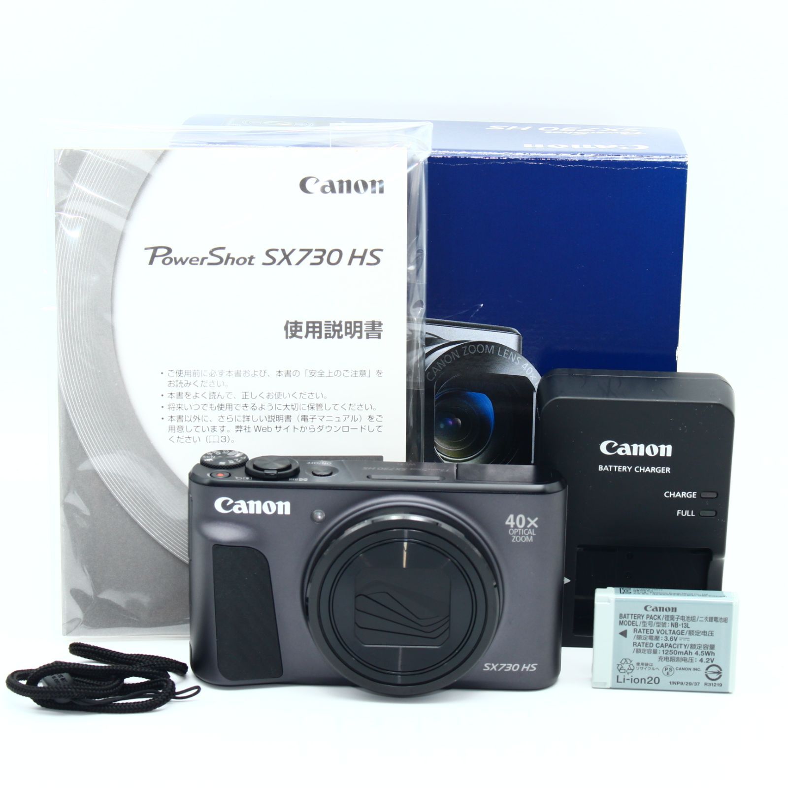 Canon PowerShot SX 730 HS コンパクトデジタルカメラ ブラック