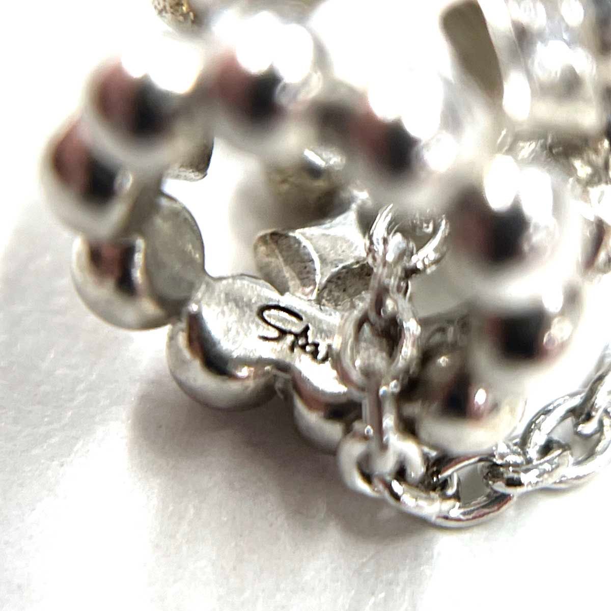 STAR JEWELRY スタージュエリー SVネックレス リングモチーフ/925