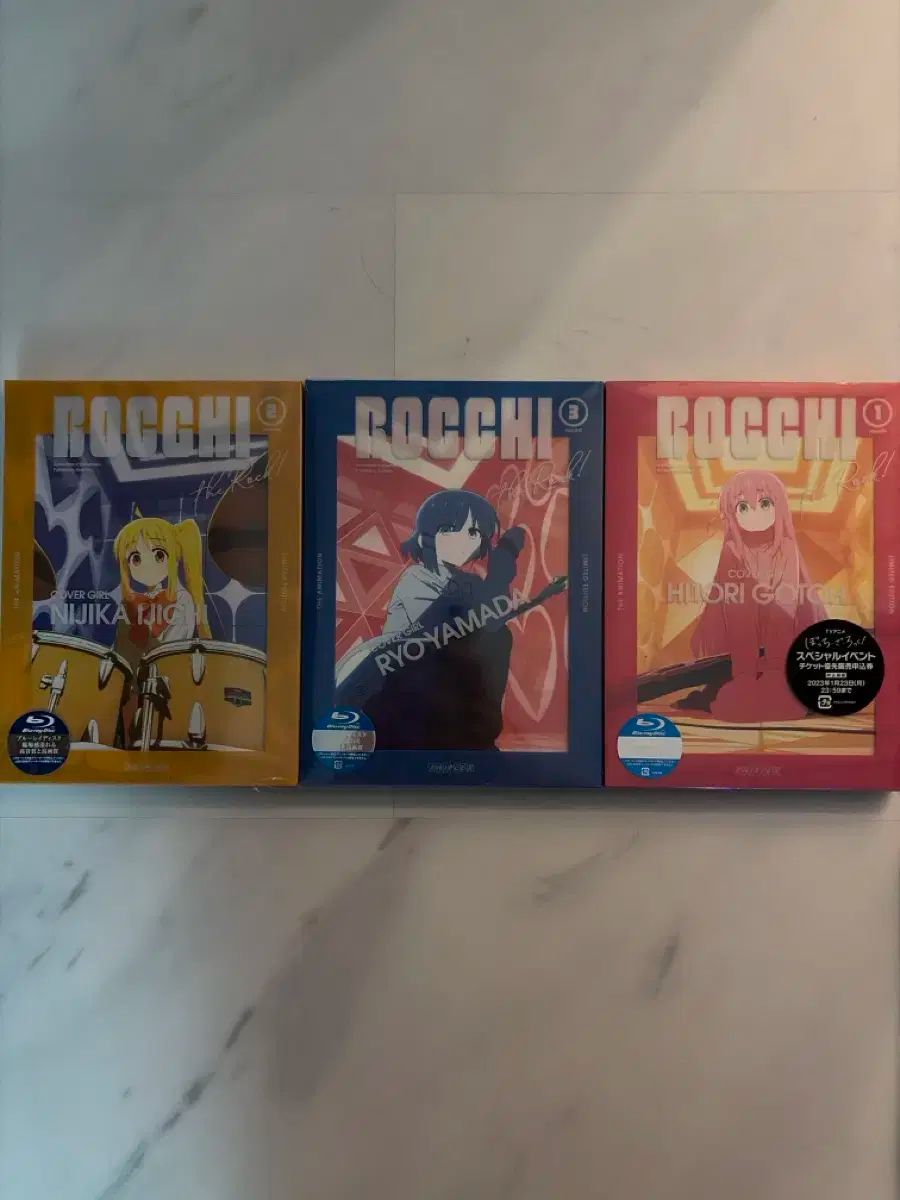 ぼっち ざ ろっく ブルーレイ Blu-ray 1 2 3 セット タオル アクリル