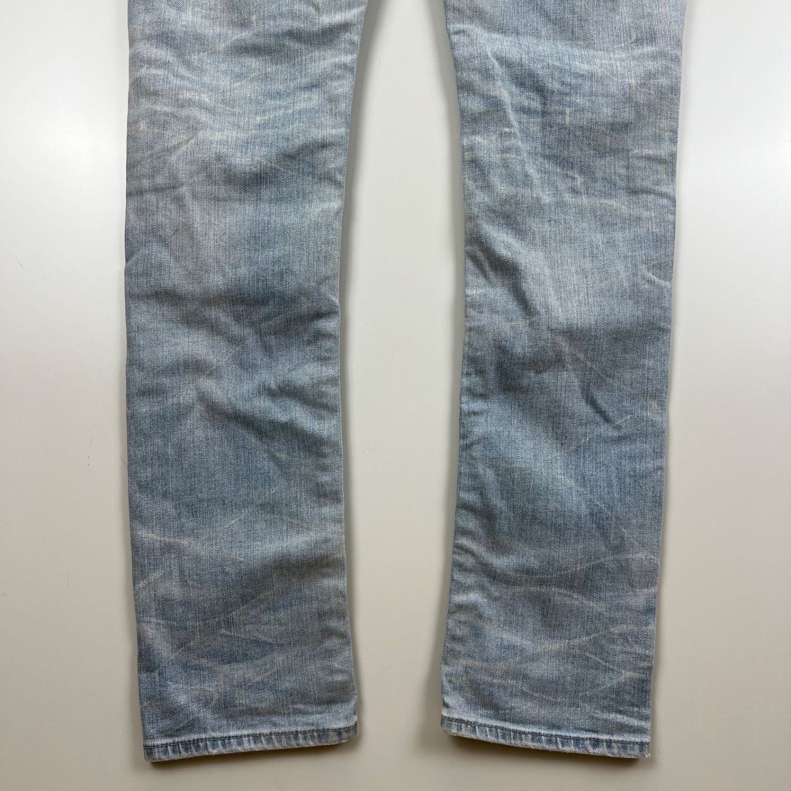 FUGA y2k style archive damaged denim pants 46 フーガ ダメージ加工 