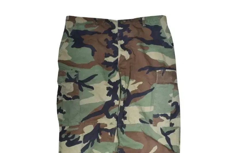 オリジナル ミリタリー カモフラ リップストップ BDUR パンツ カーゴ ズボン LEE LR N 0838