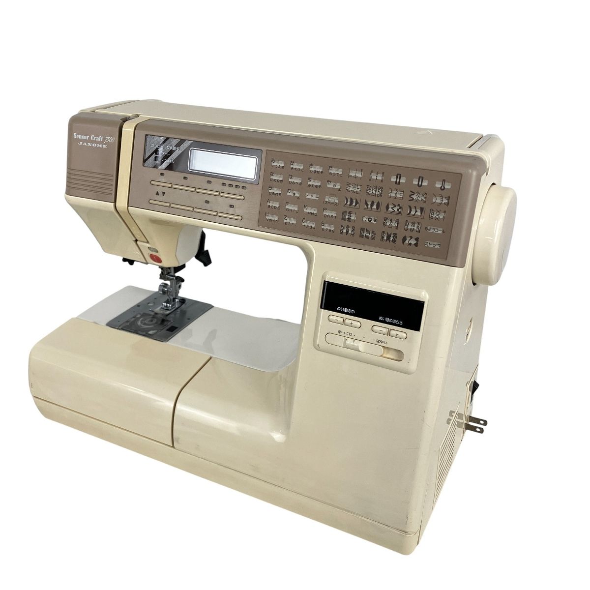 ジャノメ７５００型センサークラフト中古ミシン JANOME ジャノメ Sensor Craft 7500 センサークラフト MODEL 7500