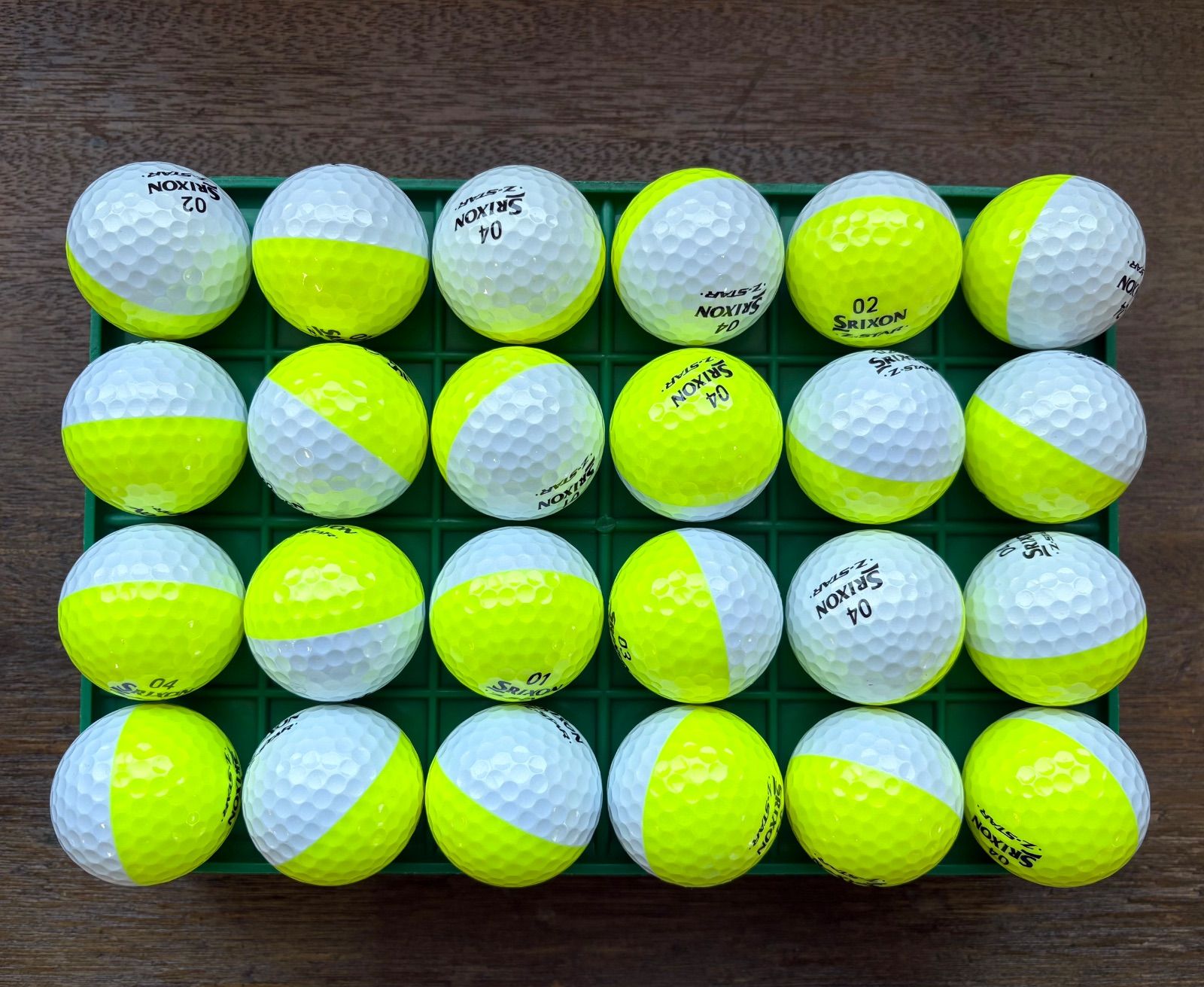 スリクソン Z-STAR DIVIDE 24球 Sランク 洗浄済 ゴルフボール ロスト