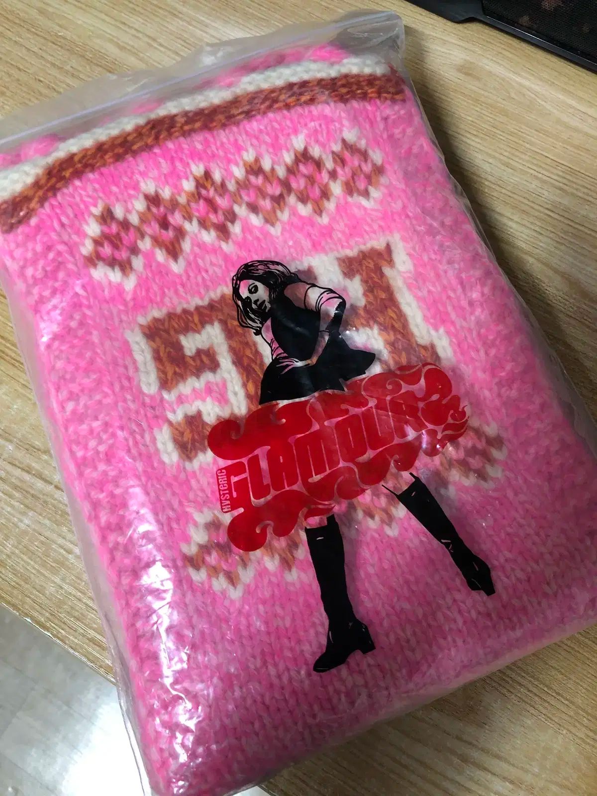 HYSTERIC GLAMOUR ヒステリックグラマー ハンドメイド マフラー