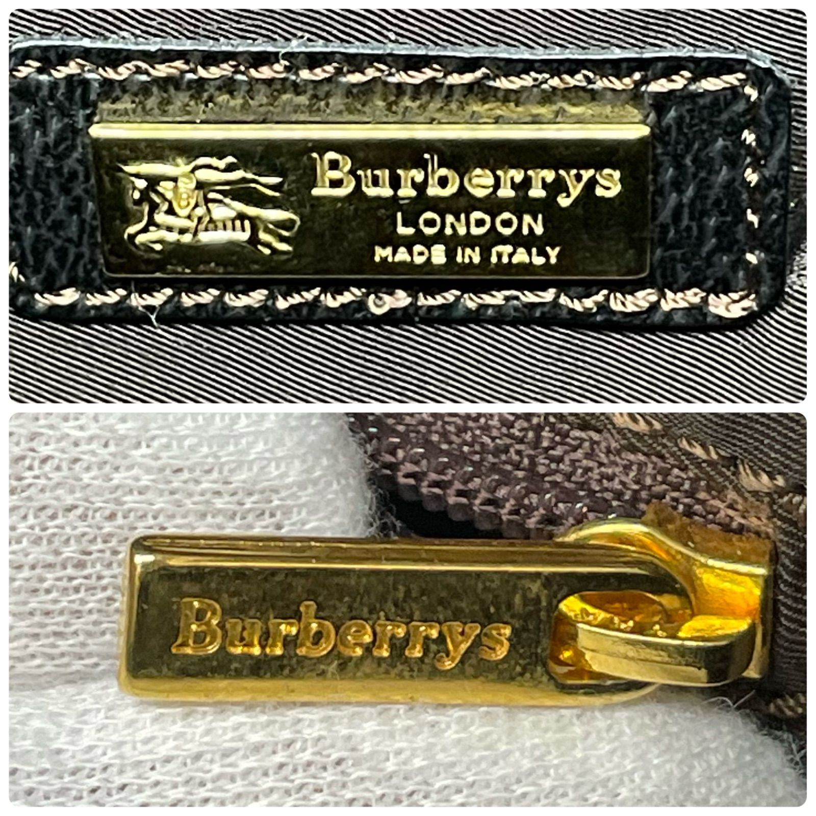 美品】 BURBERRY Burberrys 最高 バーバリー ショルダーバッグ