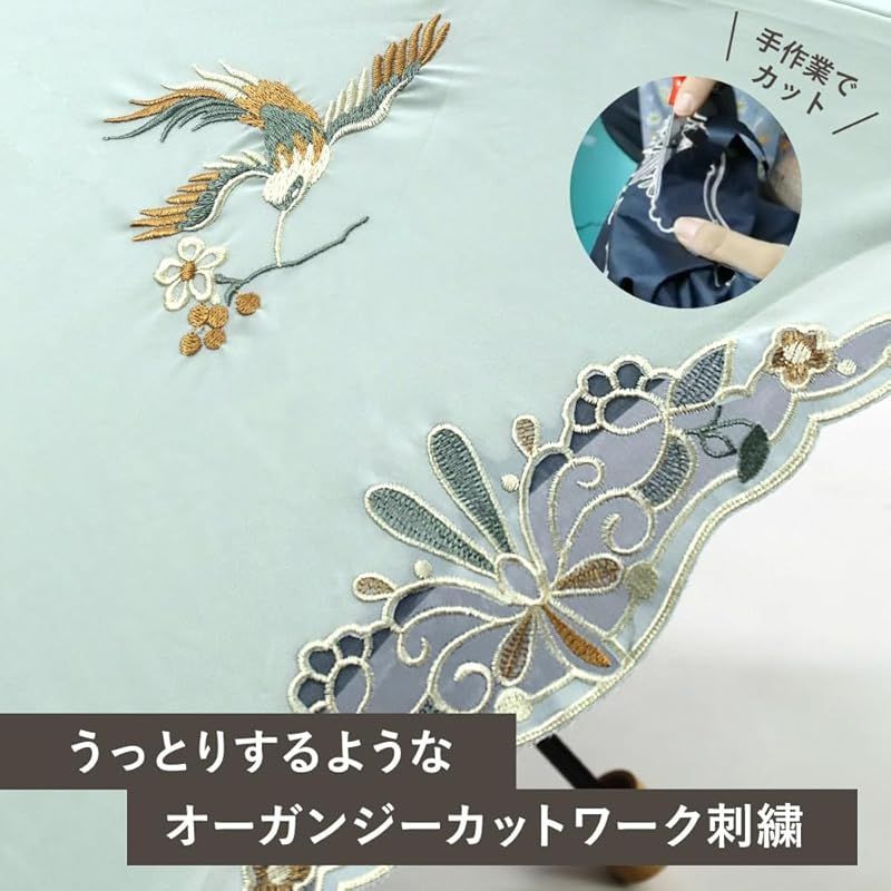 晴雨兼用 カットワーク刺繍
