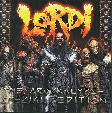 LORDI ローディ　直筆サイン入りDVD　ハードロック黙示録　ギターピック付き 中古】洋楽CD ローディ / ハード・ロック黙示録スペシャル