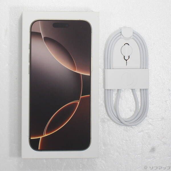 中古品〕 iPhone16 Pro Max 512GB デザートチタニウム MYWN3J／A SIM