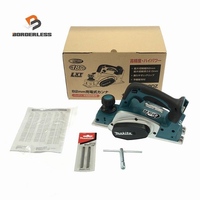 makita マキタ 18 V 82 mm 充電式カンナ KP 180 DZ 本体のみ 替刃式 電動工具 研磨 かんな118730