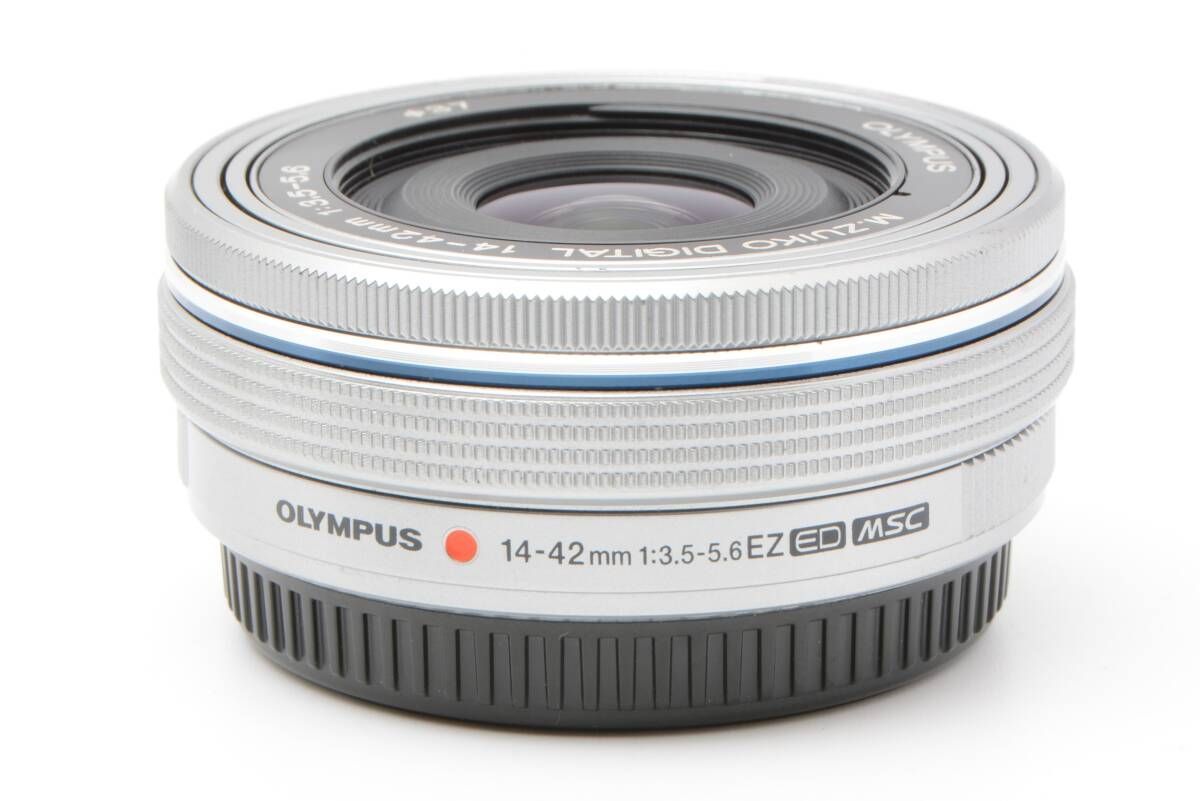 カメラ 良品 OLYMPUS M.ZUIKO 14-42mm F3.5-5.6 EZ シルバー LLA5024#A022