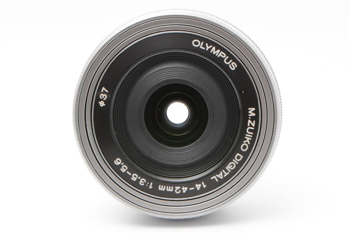カメラ 良品 OLYMPUS M.ZUIKO 14-42mm F3.5-5.6 EZ シルバー LLA5024#A022