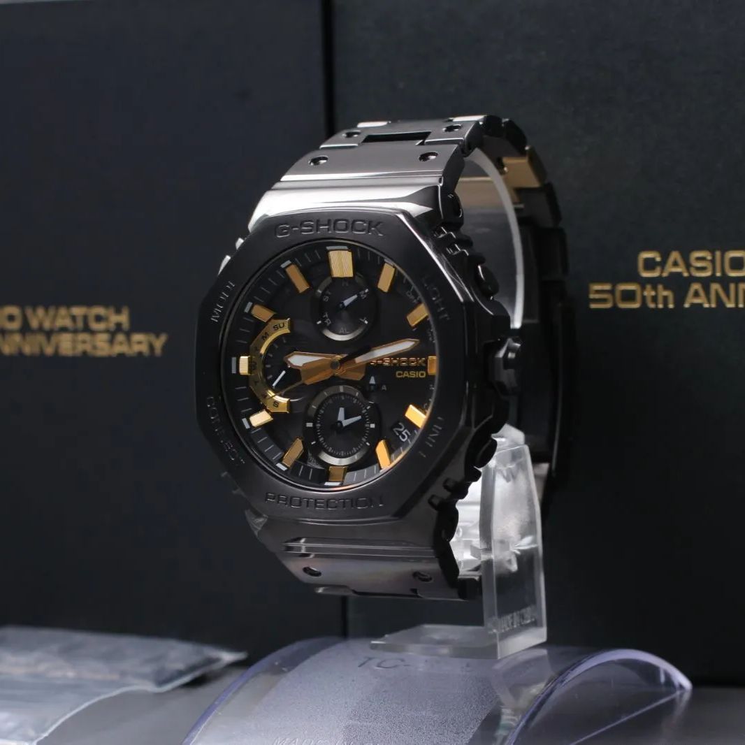 CASIO G SHOCK GMC B 2100 ZE 1 AJR SS ソーラー 黒文字盤 あまりごま6 カシオ ウォッチ50周年記念モデル