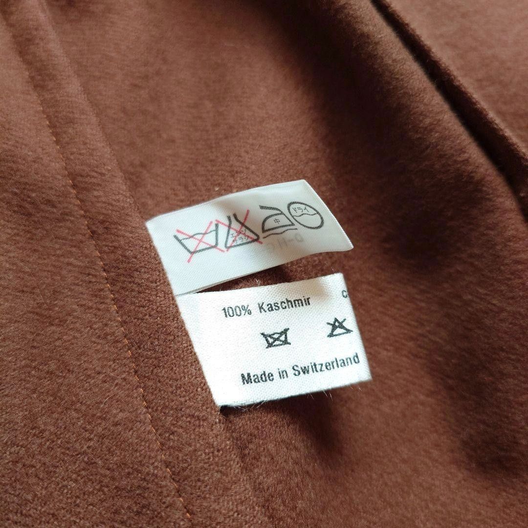 AKRIS アクリス カシミヤ100% ポンチョ ロングコート ロングコート 金