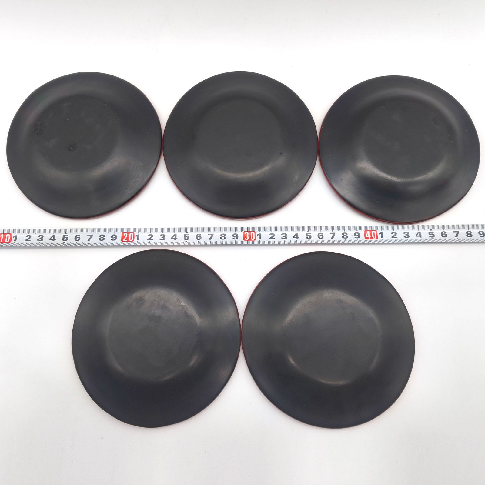 仙台堆朱・茶托・5客揃・漆器・伝統工芸・No.251105-14・梱包サイズ60