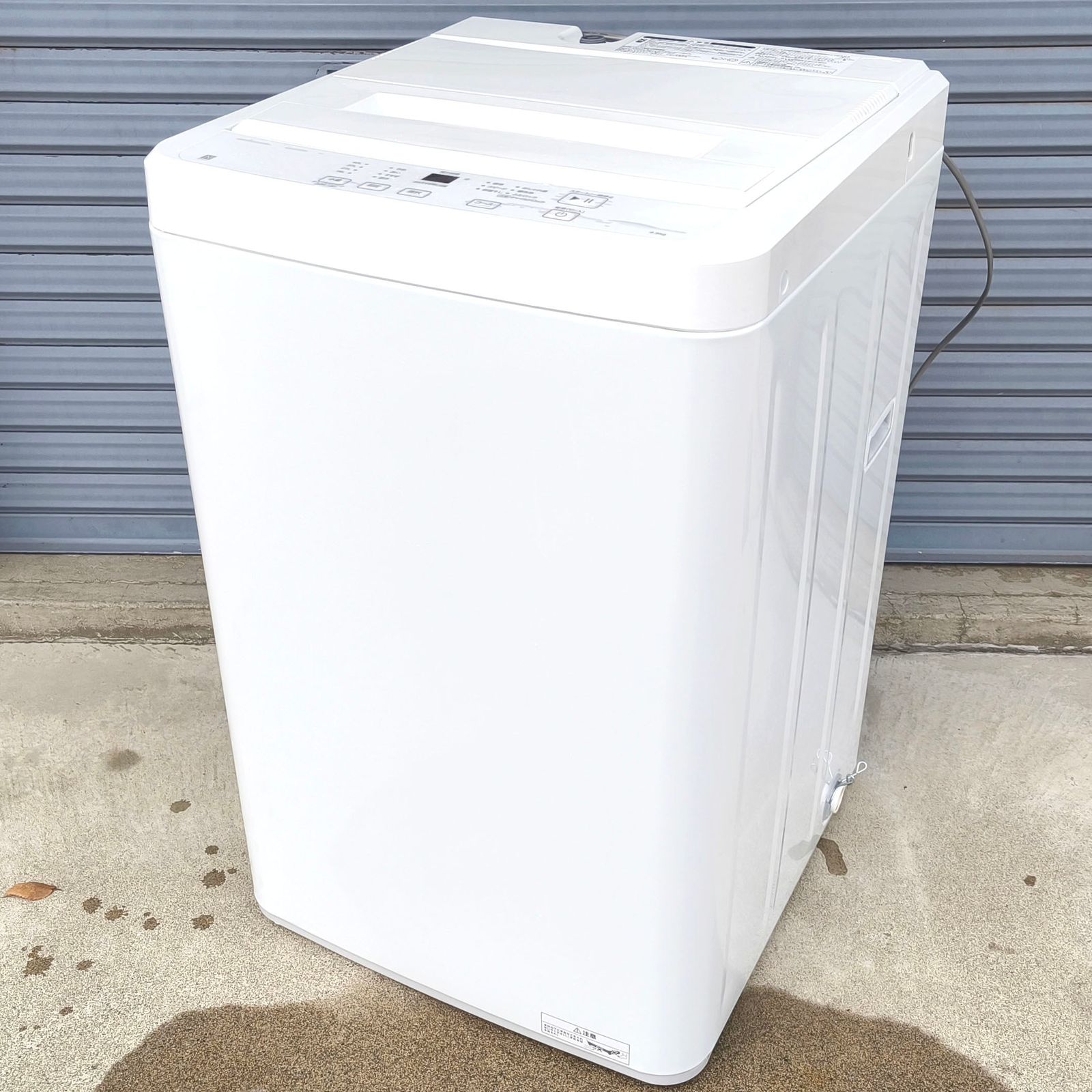 ニトリ・全自動洗濯機・NT45T1WH・4.5㎏・2024年製・排水ホースなし