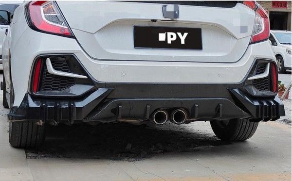 ホンダ シビック FK7 2016-2021年式 TypeR風 リアバンパー エアロ