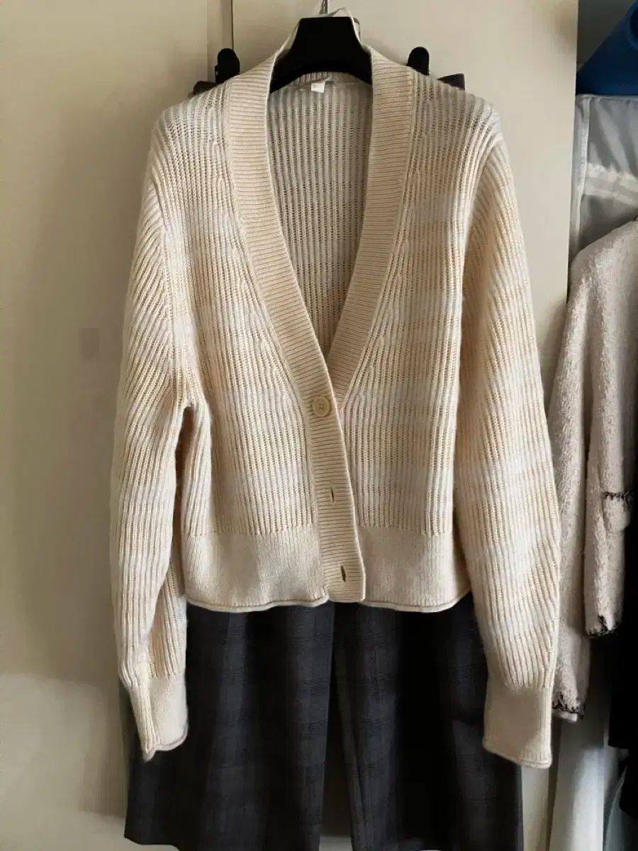 ドライ(0)/COSアルパカ+ウール カーディガン/オーバーサイズ/M - メルカリ