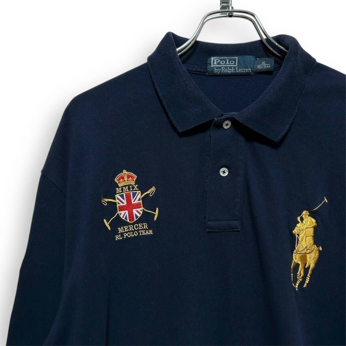 A2566/ POLO RALPH ポロ ラルフローレン ビッグポニー 長袖 ポロシャツ
