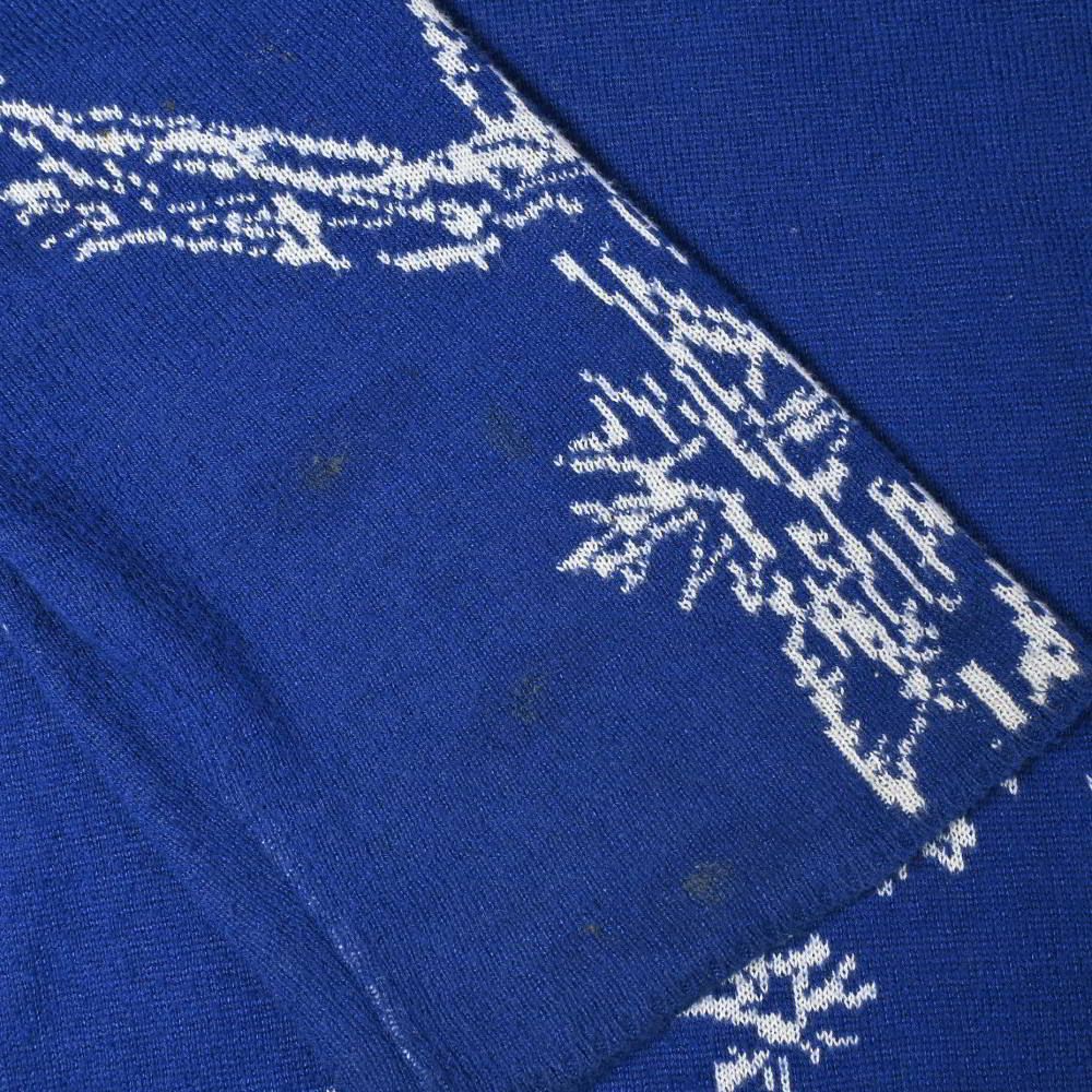 Yohji Yamamoto POUR HOMME 柄 ロング ニット - メルカリ