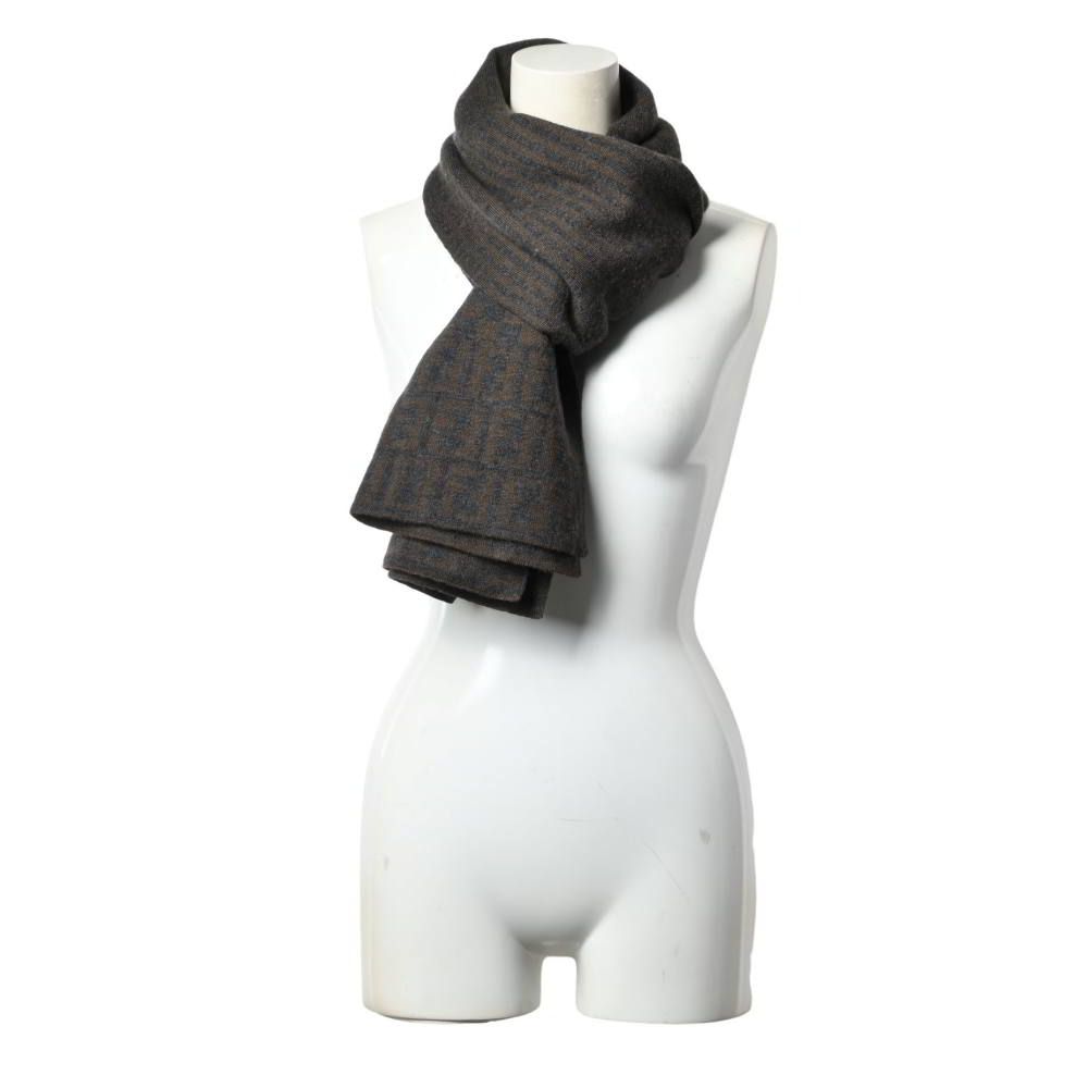  FENDI ヴィンテージ ズッカ柄 マフラー マフラー 小物