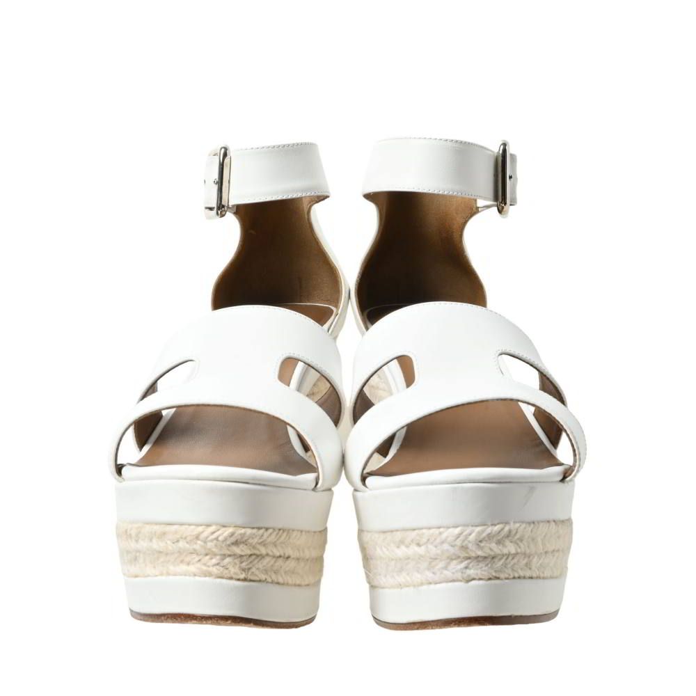 HERMES イラナ エスパドリーユ ウェッジソール サンダル