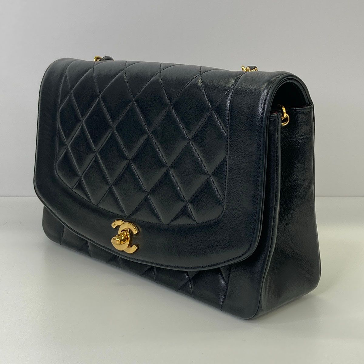 ✨美品✨ シャネル マトラッセ ダイアナフラップ ラムスキン 1997年 