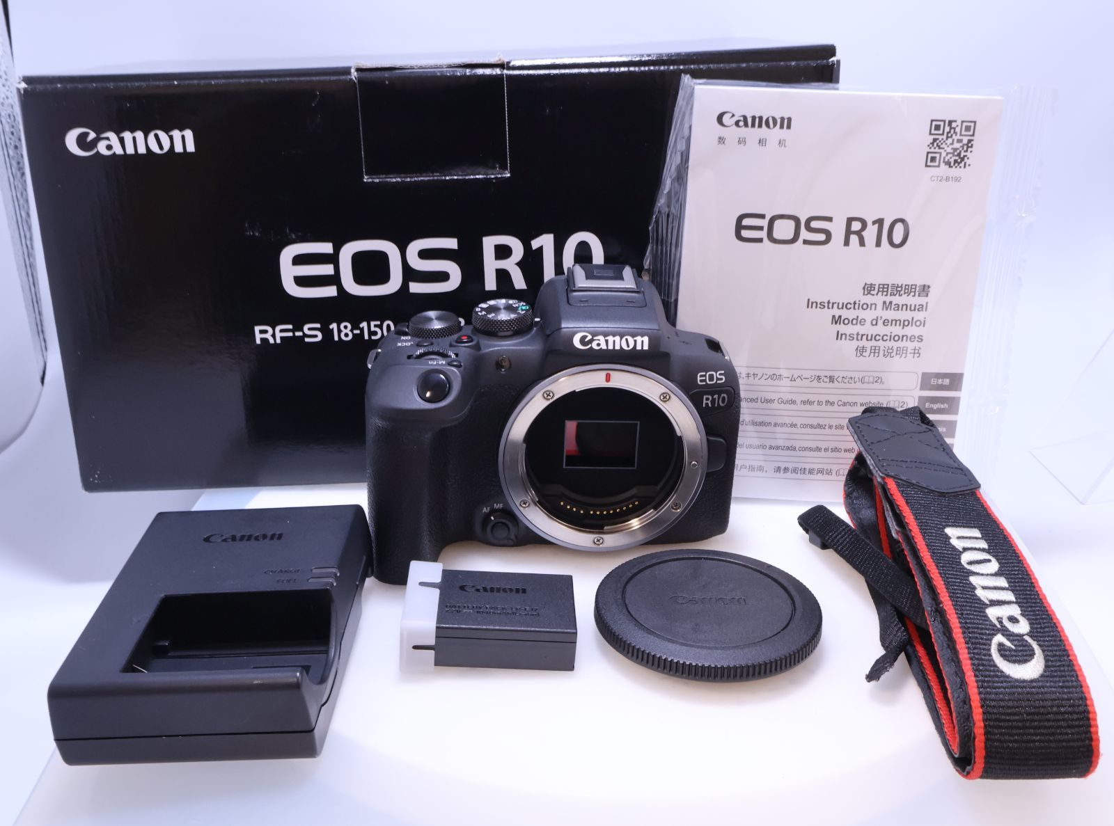 8 000回以下 Canon EOS R 10 ボディ ブラック APS-C ミラーレス一眼カメラ