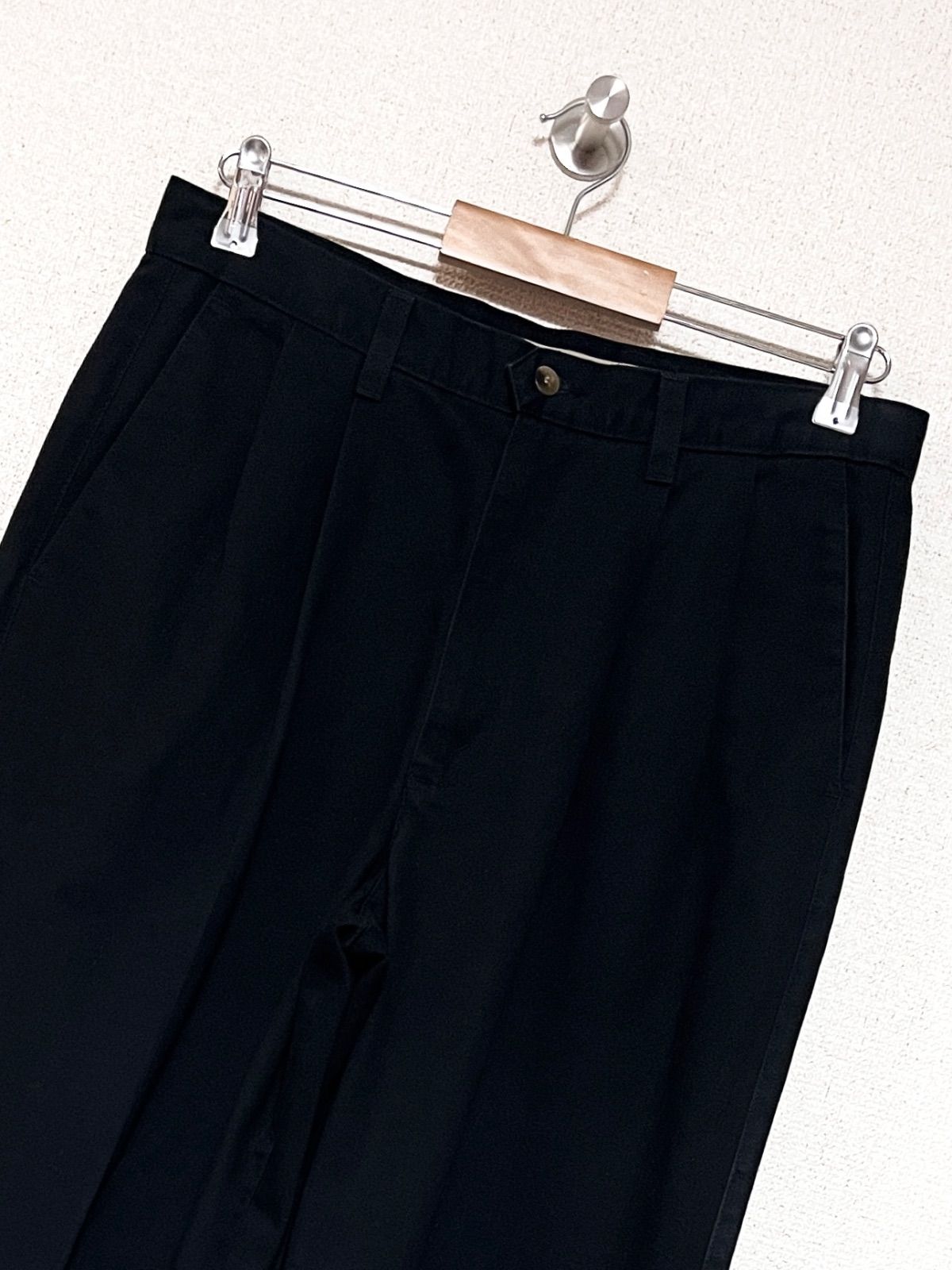 DOCKERS】USA製 90s 2タック チノパンツ W33 L34 ワイド ドッカーズ