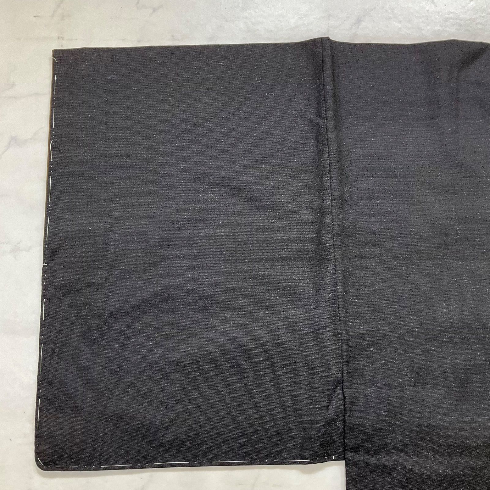 同然⬛️男着物⬛️お召し織⬛️正絹⬛️仕付け糸付き⬛️袷⬛️裄68丈140