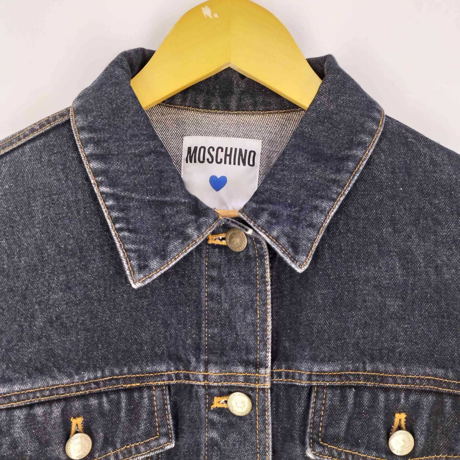 モスキーノ MOSCHINO 00s 3rd デニムジャケット レディース JPN：9号