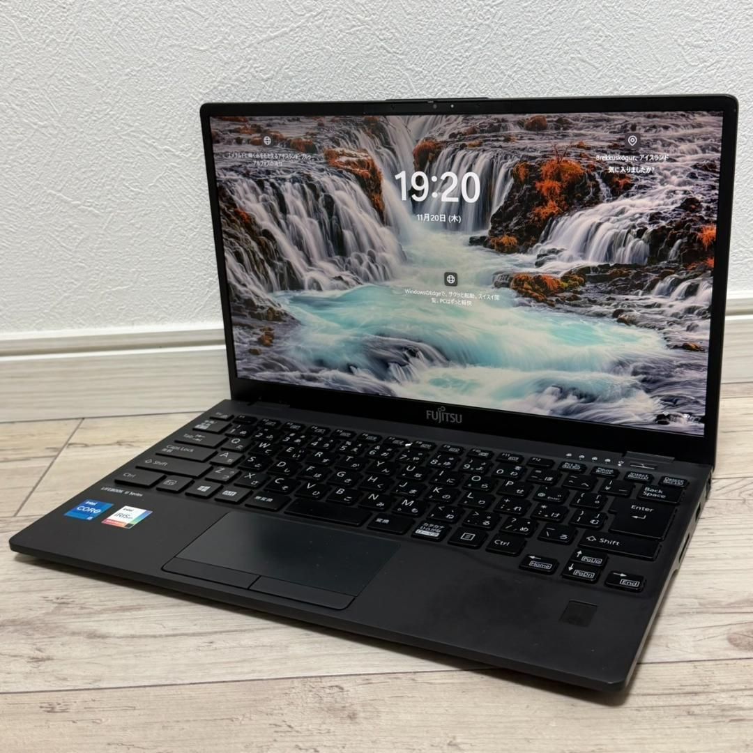 薄軽量モデル バッテリー良 LIFEBOOK i5-1145G7 8G 256G オフィス2021