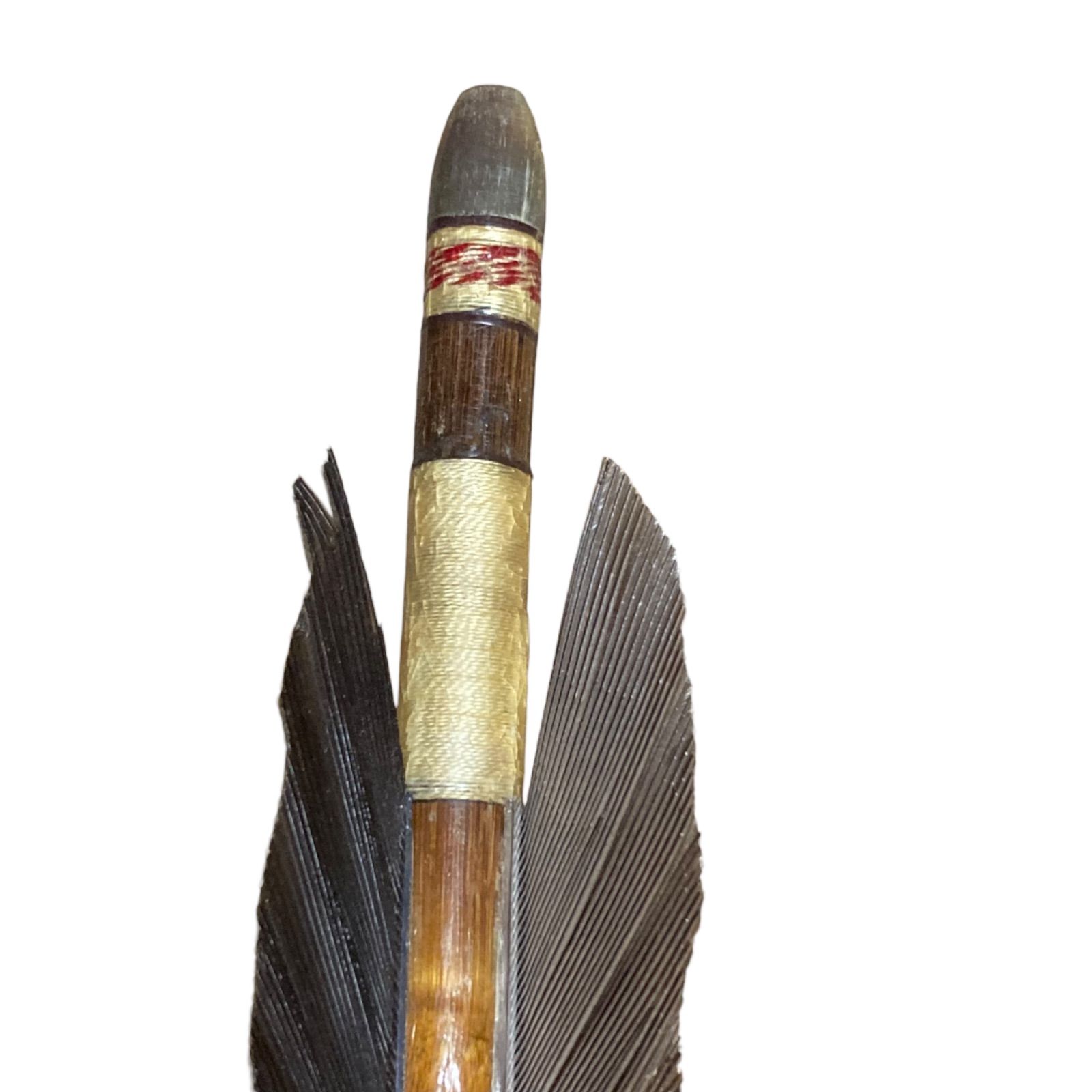 ⭐️竹矢 4本 ケース付き 長さ約94cm 重さ約28.6〜29.5g 弓道 ①