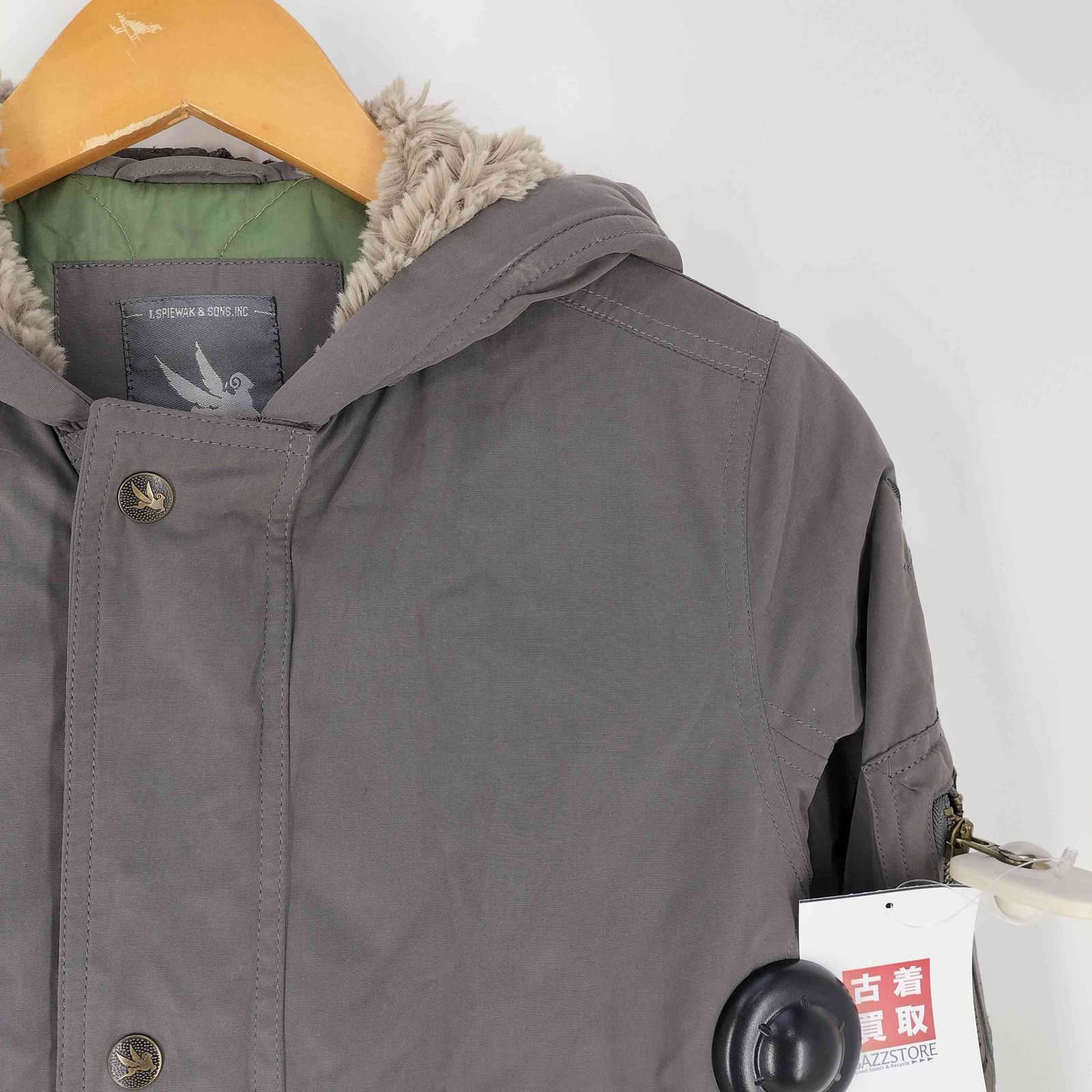 スピワック SPIEWAK IDEALジップ フードボア 裏地キルティング ドロー