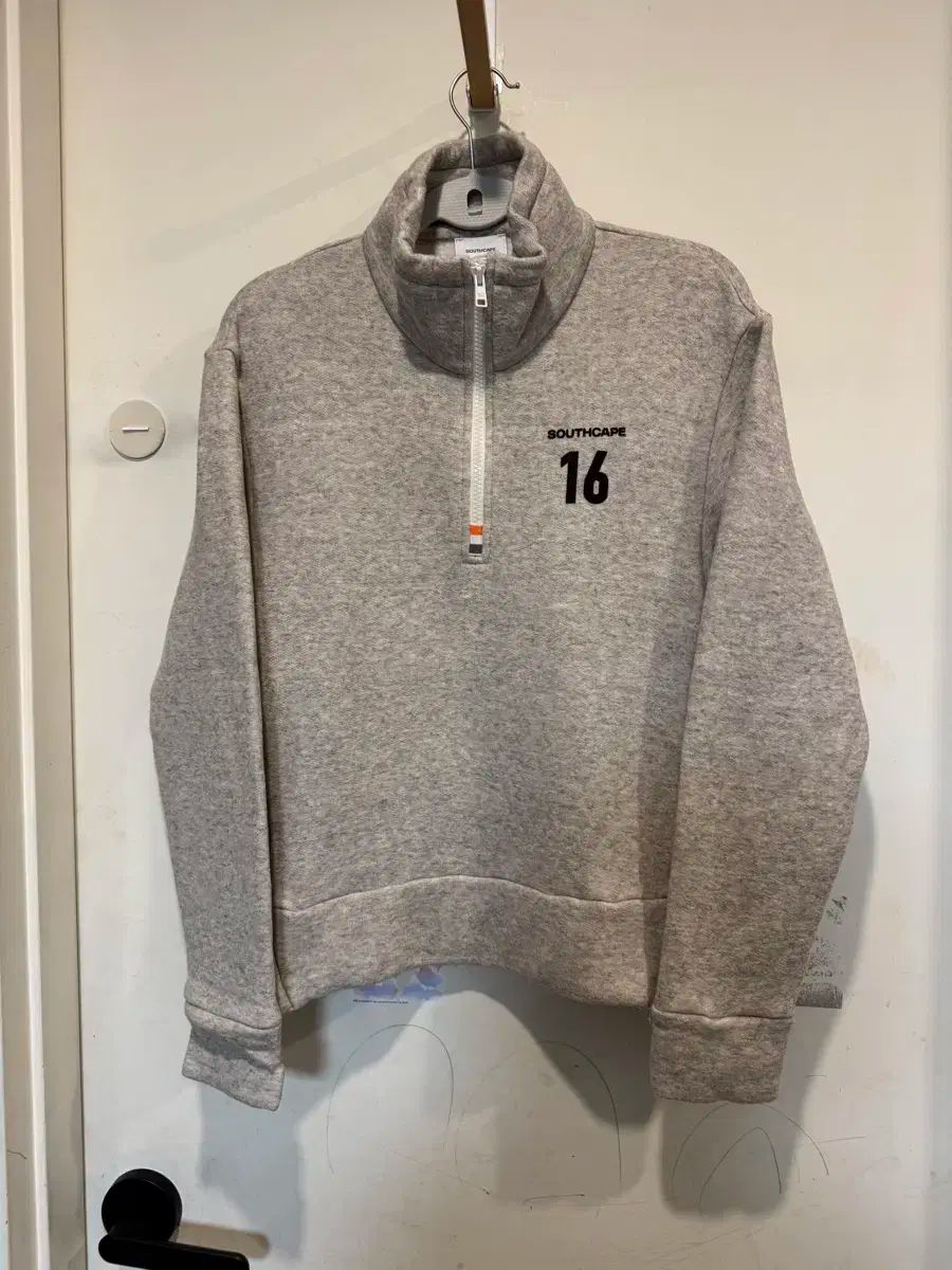SOUTH CAPE 起毛 ハーフジップアップ