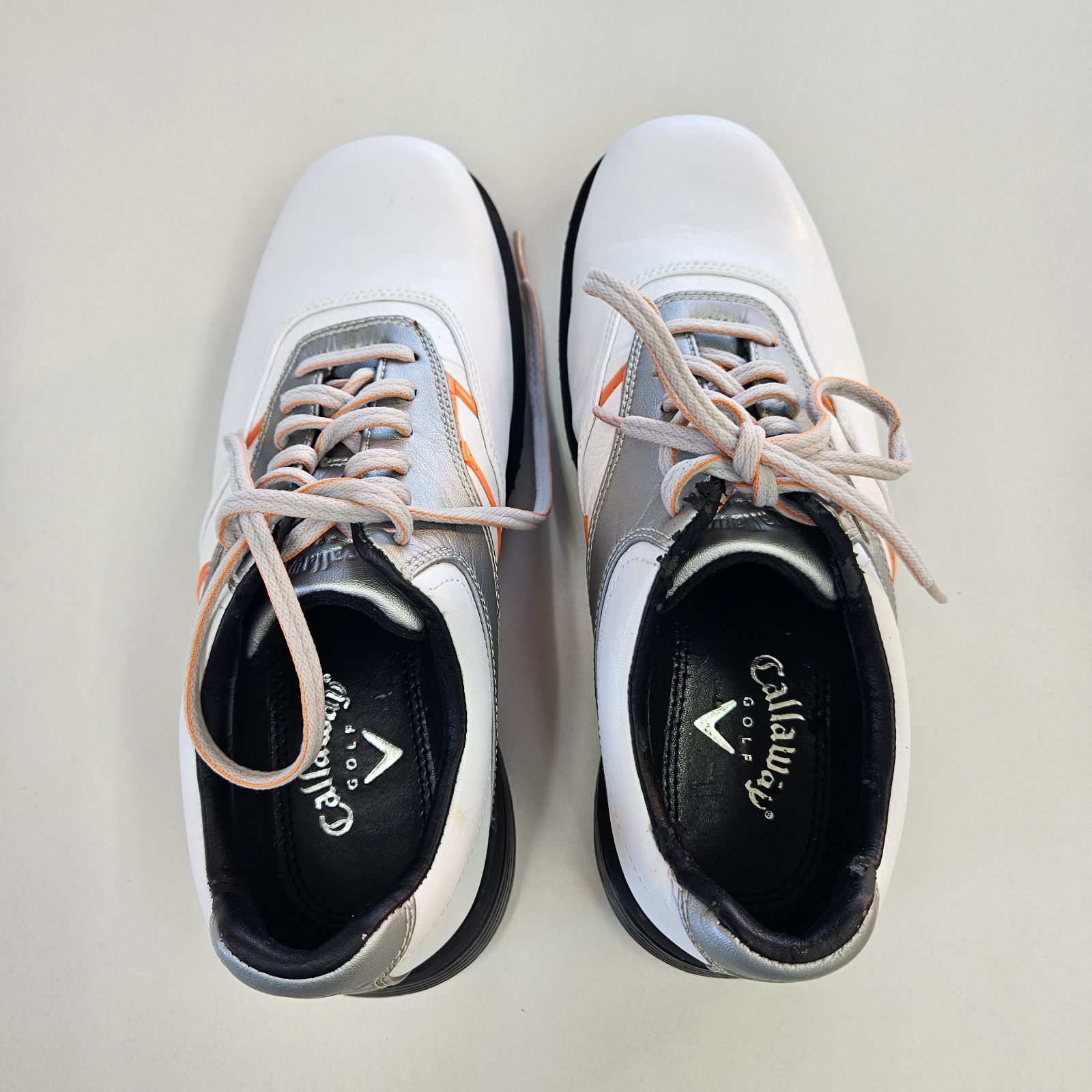 ジャンク品】Callaway ゴルフシューズ 25cm スパイク付き 長期保管