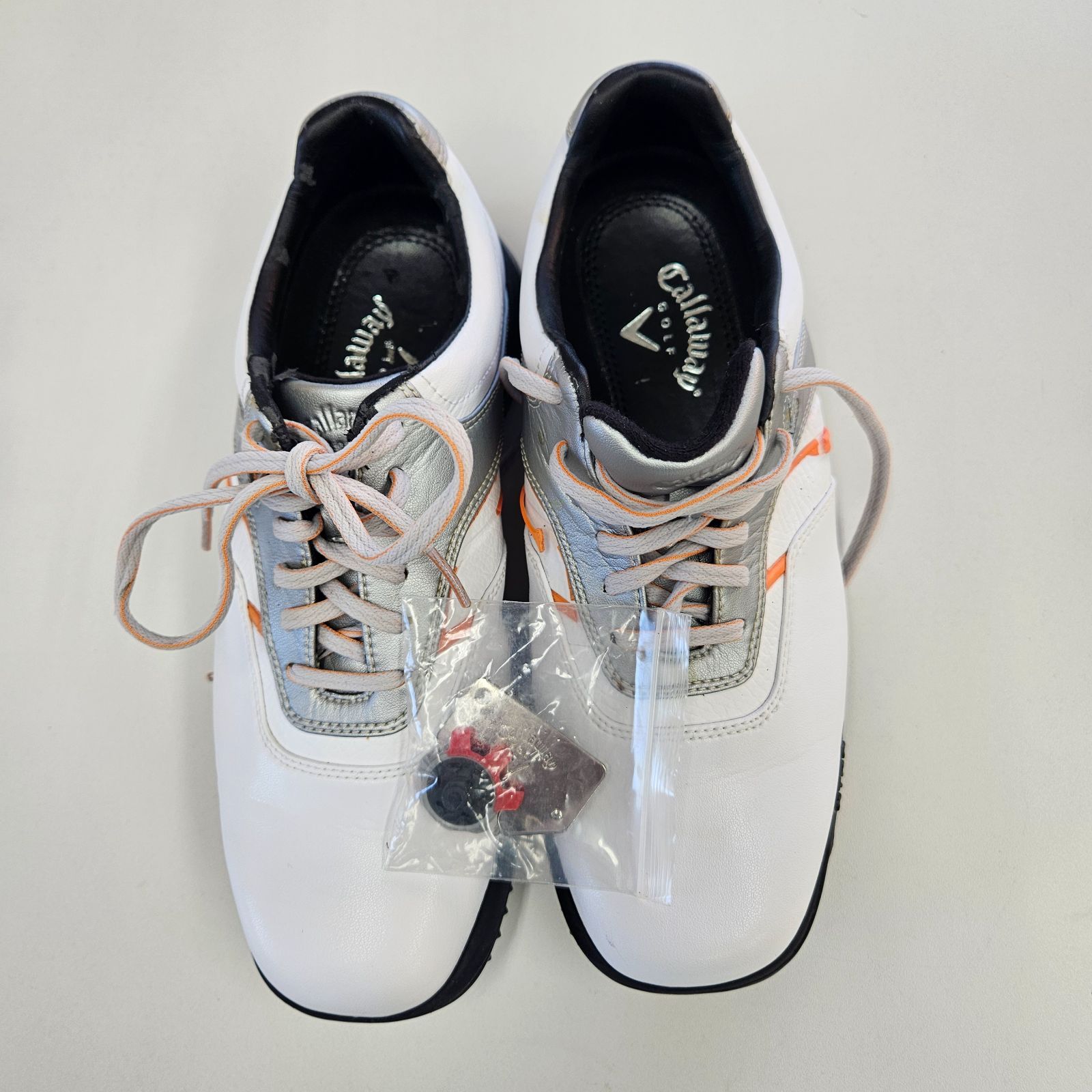 ジャンク品】Callaway ゴルフシューズ 25cm スパイク付き 長期保管