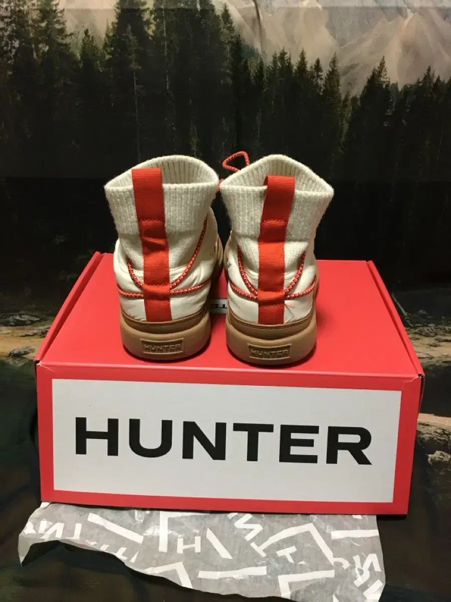  ハンター インアンドアウト パファー レースアップ その他 ブーツ