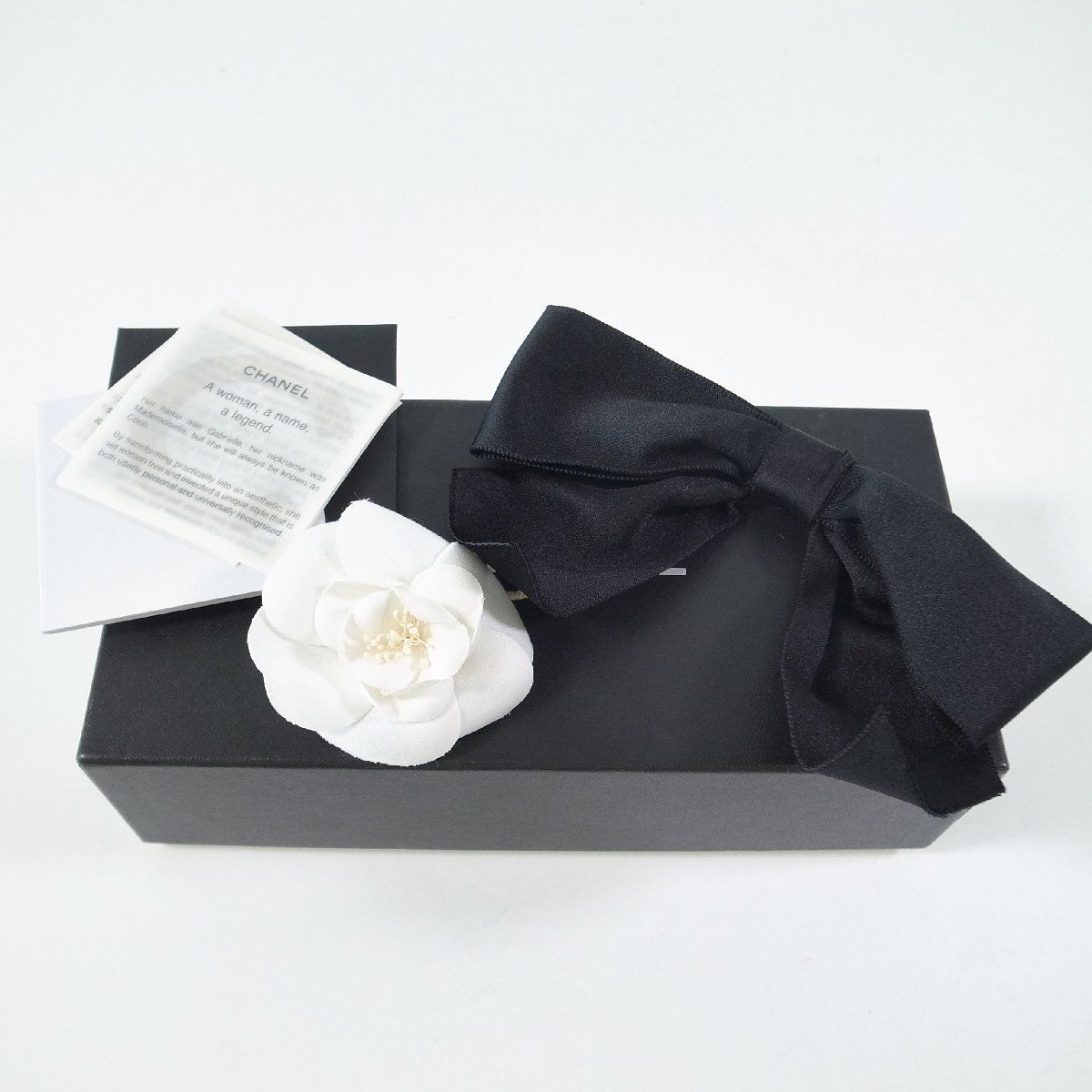 CHANEL シャネル カメリア＆リボン コサージュ ブローチ セット