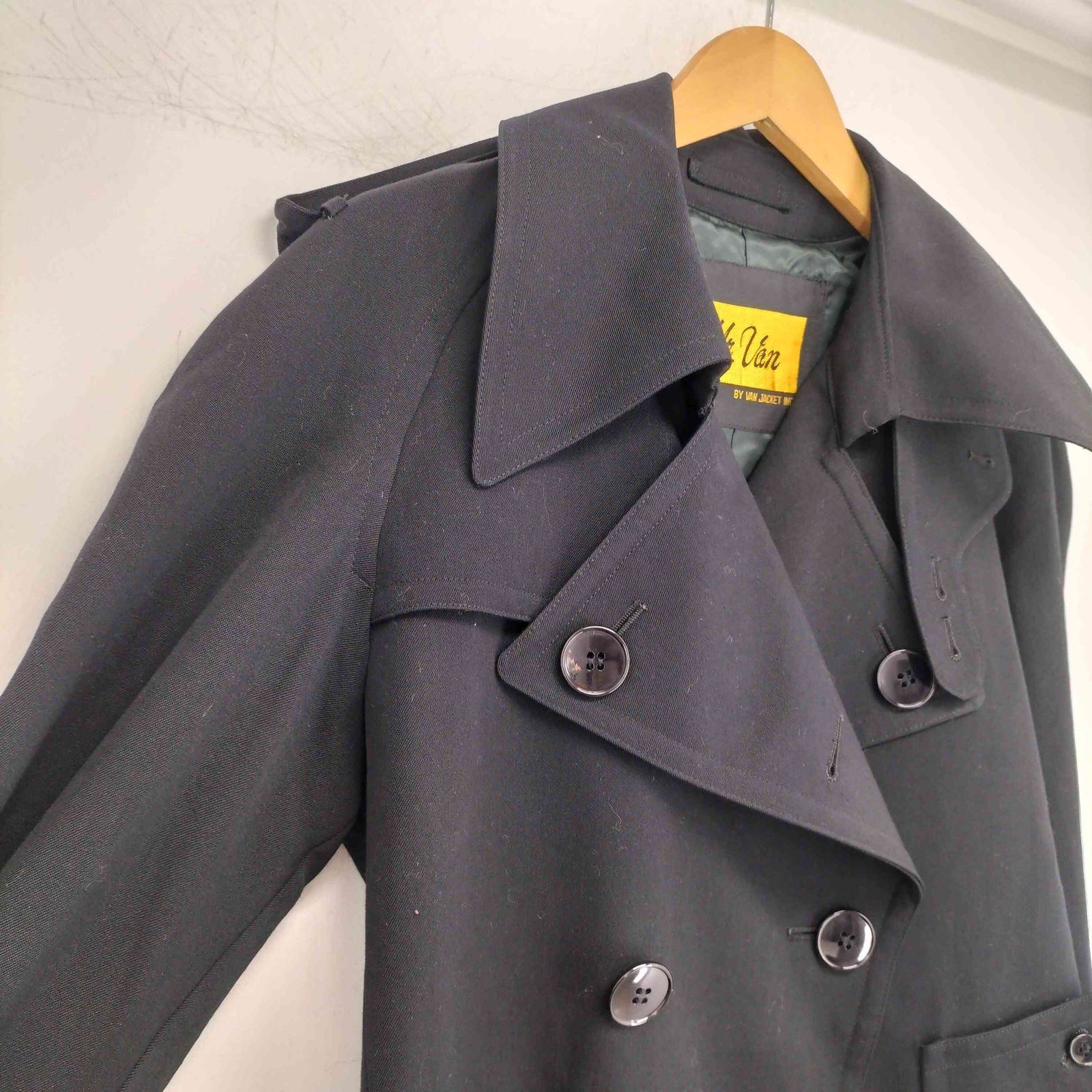 ヴァンヂャケット VAN JAC Mt.Van ウールトレンチコート メンズ 表記無