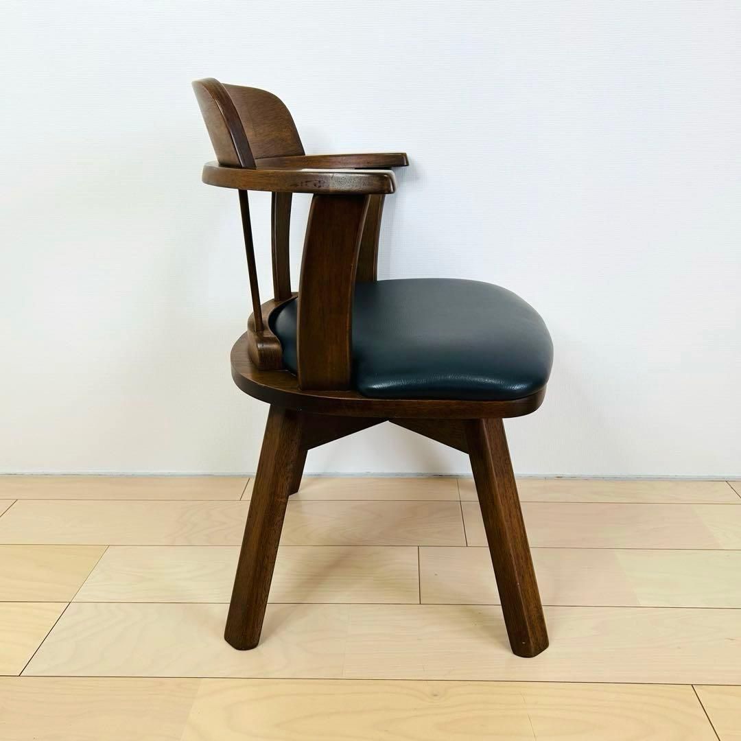 アンティーク ベルベットアームチェア 1脚分 回転式 楽天市場】回転式