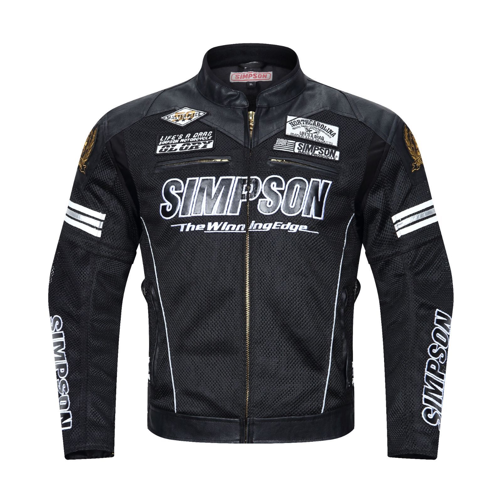 シンプソン バイク ジャケット メッシュ 春夏秋冬【プロテクター標準