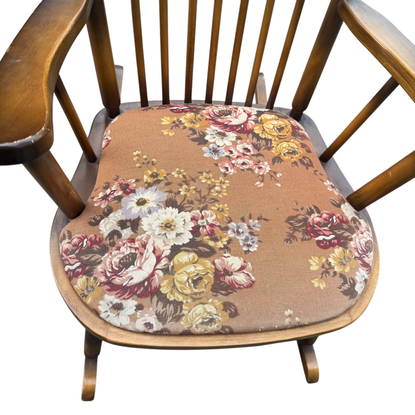 希少】TOYOFURNITURE ロッキングチェア 花柄 670 - メルカリ