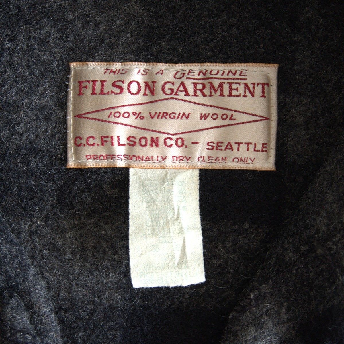  FILSON 110 ウール クルーザージャケット 38 チェック グレー フィルソン その他 ジャケット アウター