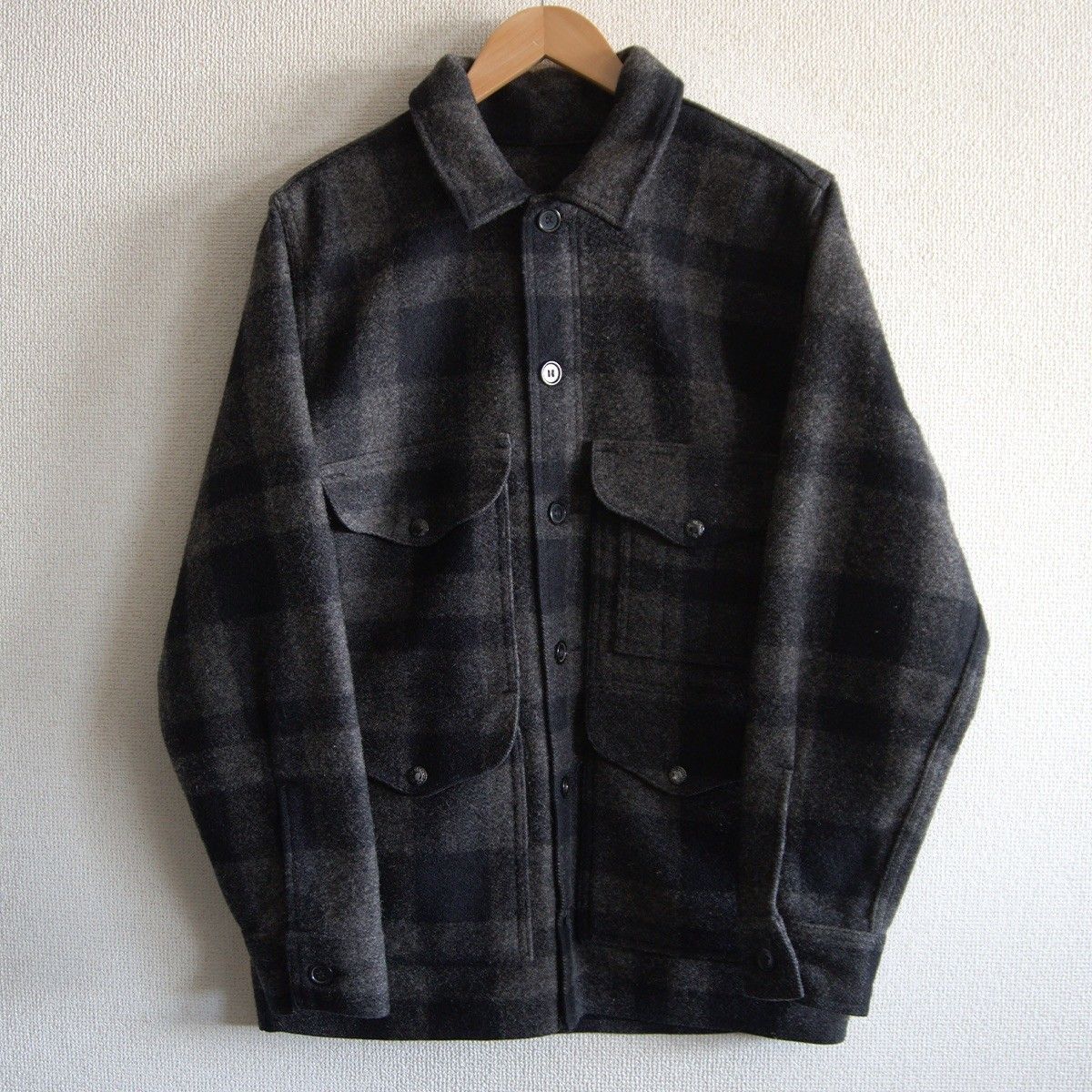 FILSON 110 ウール クルーザージャケット 38 チェック グレー フィルソン