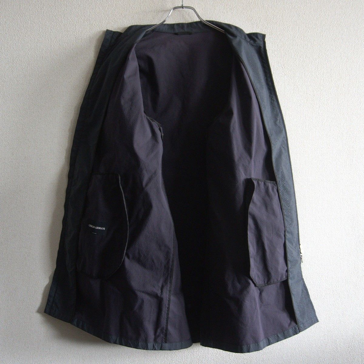 アーカイブ】GIORGIO ARMANI【ナイロン ジップ コート】52 ジョルジオ