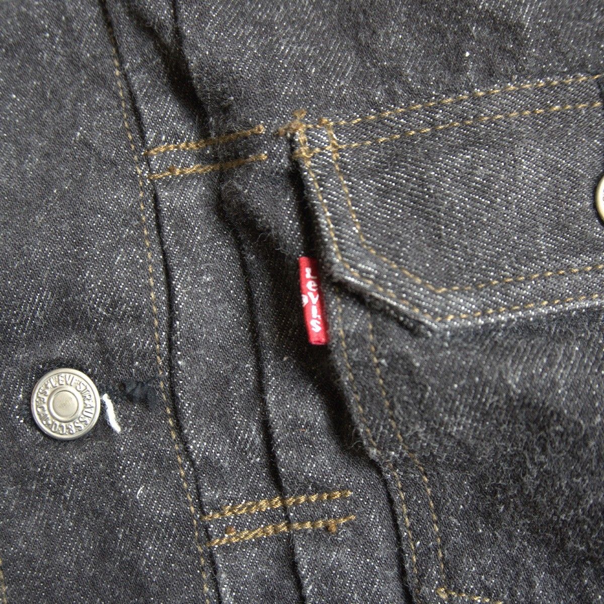 希少モデル/80s】 LEVI'S 【70501 01 1st 先染めブラックデニム